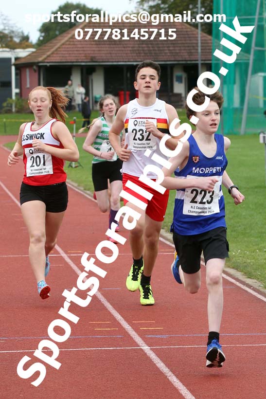 800 metres, NECAA Open Meeting, Morpeth, Sunday, October 18th. David T. Hewitson/Sports for All Pics